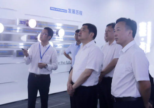 長沙市委常委、常務(wù)副市長夏建平一行赴中部產(chǎn)業(yè)基地調(diào)研