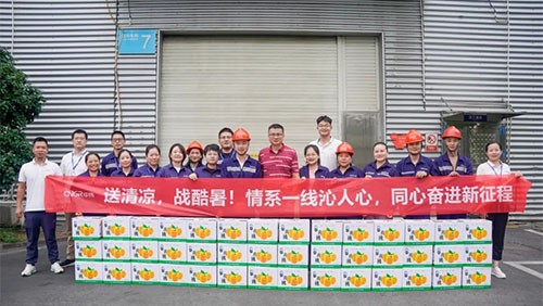 科學防暑 不懼“烤”驗 | 中偉為員工送去清涼，守護熱浪下的初心